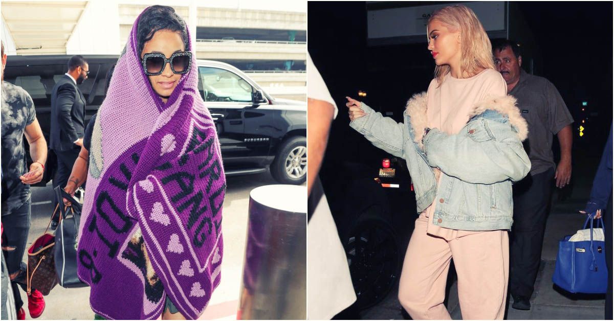 25 Celebrity Approved Comfy Airport Looks | TheTalko